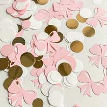 100/200/300 件粉色蝴蝶结五彩纸屑 - 非常适合女孩生日派对、婚礼和送礼 - 公主主题桌面装饰 - 派对策划者和活动装饰者的理想选择 - 送给小公主、迎婴派对、女孩生日装饰、迎婴派对装饰、迎婴派对礼物的完美礼物 - 粉色 - 查看 9