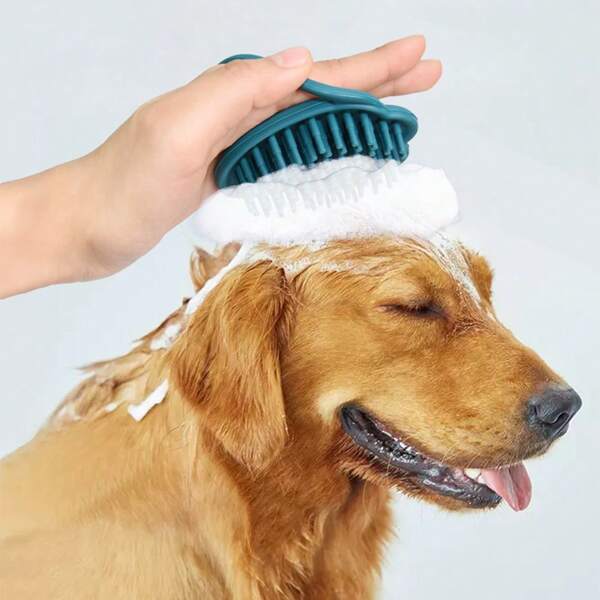 Soft Silicone Grooming Brush For Pets