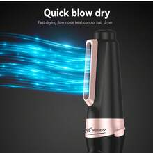 Hair Dryer Brush, Suitable For Smooth, Voluminous, And Curly Hair Styling - EU C Type Plug(220-240V) - View 4