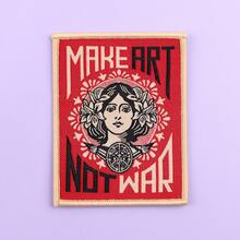 卡通服装补丁 熨烫绣花缝纫贴花 可爱缝制布面徽章 DIY 服装配饰