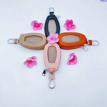 新款仿皮汽车钥匙包，简约设计，兼容天窗按钮，男女通用钥匙包，时尚钥匙收纳包，男女通用