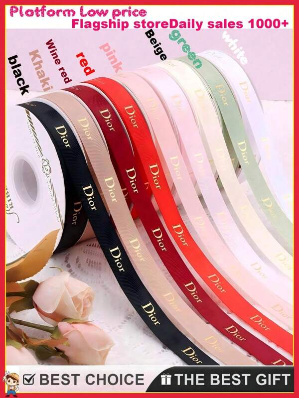 Each Roll Is 36-40 Yards Of Polyester Ribbons, Including Bow Ribbons, Flower Wrapping Paper,Flower Packaging Ribbons, Gift Packaging Ribbons, Festival Decoration Ribbons, And DIY Handmade Ribbons. Multiple Colors Are Available. Applicable: Flower Shops, Gift Wrapping, Flower Wrapping Paper, Festivals, Birthdays, Weddings, Gifts