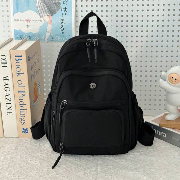 Large Capacity Portable Backpack, Unisex Fashion Versatile Travel Bag, 2025 New Korean Style