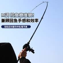ルアーロッド M 調整可能なユニバーサルロッドセットガンハンドル水滴ホイールストレートハンドル糸車ロングレンジ投げロッド海ロッドクロスボーダー卸売 - [ガングリップ付き左巻き水滴リール]ルアーセット - チェックする 5