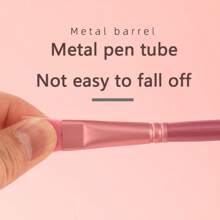 6pcs Professional Painting Brush Set For Acrylic, Watercolor, Oil, Gouache - Multifunctional Pen Body And Pen Surface Wooden Handle Artist Brush, Smooth To Use, Easy To Clean - Suitable For DIY Art Projects, Christmas, Halloween, Thanksgiving Crafts Materials,Back To School,School Supplies