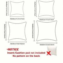 4pcs Sunflower & Butterfly Printed Pillow Covers, 100% Polyester, Hand Wash Only, Zipper Closure, Fabric Decorative Pillowcases For Home And Office, Suitable For Various Rooms - Multicolor - View 4