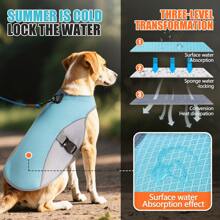Hunde Kühlweste für den Sommer, leichtes Kühlshirt für kleine Hunde, verstellbare Sommer Hundetshirt Jacke für warmes Wetter, Hunde Kühlweste für kleine, mittlere und große Hunde