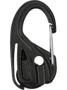 Nite Ize NCJ-25-2R3 CamJam - Tensor de Cuerda de Amarre con Clip de mosquetón, Paquete de 2 con cordón, Negro, 2 Unidades - Plástico - Ver 5