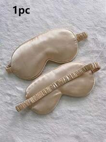 1pc/3pcs/5pcs/10pcs Black, Champagne, Gray, Pink, Green, Blue, Dark Green Double-Sided Silk-Like Breathable Sleep Eye Mask, Relieve Eye Fatigue, Suitable For Girls Nap, Blackout Eye Mask, Non-Tight - Multicolor - View 12