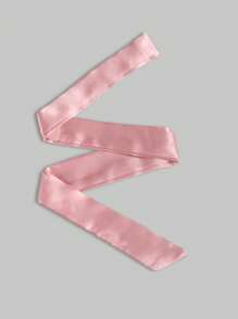 1pc Women's Solid Color Elegant Tie-Up Autumn/Winter Bathrobe, Sexy Short Satin Silk Soft Sleepwear, Suitable For Bride, Bridesmaid, Home Use Bathroom Decor Summer Back To School