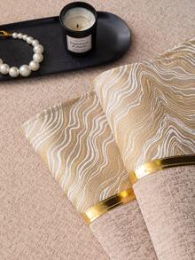 1 件欧式沙发垫套，奢华简约沙发套，防滑防尘防猫抓，装饰卧室、客厅、办公室，适合所有季节 - 卡其色 - 查看 9