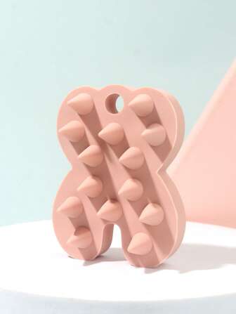 头皮按摩洗发刷，柔软硅胶刷毛头皮清洁刷，去除头皮屑，促进头发生长，干湿两用头皮护理刷