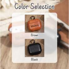 个性定制耳机套，适用于荔枝纹耳机保护套，可定制名字，送礼佳品 - 彩色 - 查看 6