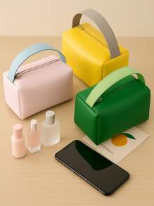 Minimalist Luxury Large Capacity Makeup Bag | Fashionable And Portable, Essential For Travel 2025 New Makeup Organizer Bag | High-Quality, Spacious, One-Stop Solution Minimalist High-Quality Makeup Bag | Waterproof , More Convenient For Personal Storage Travel Makeup Organizer Genius | Large Capacity With Compartment Design, Elegant Traveling High-End Handheld Makeup Bag | Fashionable And Versatile, Stores Your Beauty Essentials