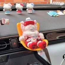 Mini Doll Seat For Labubu Doll Seat Car Ornament Car Air Aromatreatment Decoration Accessories With Fixed Decorative Clip Fits All 18cm Doll Gift - Multicolor - View 4