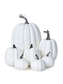 7pcs/Set Buatan Dekorasi Musim Gugur Berbagai Ukuran Palsu Realistis untuk Dekorasi Rumah Gaya Rumah Pertanian, Meja Tengah, Ruang Tamu, Dekorasi Rumah, Taman Luar Ruangan, Halaman, Halloween, Panen, Pesta Thanksgiving - MultiWarna - View 12