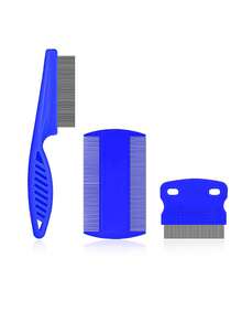 4pcs/3pcs Professional Lice & Nits Removal Comb Set, Fine Tooth Comb, Dandruff Remover Hair Comb Set, Specialized Hair Delousing Comb ,Hair Styling Tools ,Beauty ,Hair Accessories