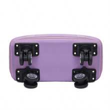 带轮旅行包，可扩展 2 层，大容量和多个口袋，适合学生毕业季、度假、多功能行李包，适合学校、学校配件、学校用品、旅行必需品、假日行李袋、行李箱、旅行包，适合女士 - 彩色 - 查看 4