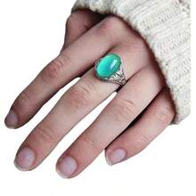 1 anel de humor vintage que muda de cor, adequado para uso diário feminino, festa, acessórios para festivais, presente