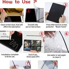 Feel Paper Matte Screen Protector For Microsoft Surface Pro 12 Write Feel-Paper Screen Films Magnetic Detachable Paper Film Soft PE Protectors