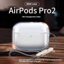 1 pièce Étui de protection transparent en TPU pour boîtier de charge des écouteurs Bluetooth, compatible avec Apple 1/2/3/4/Pro/Pro2