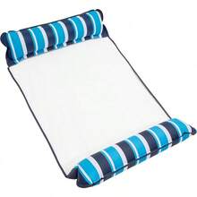 Hamaca XL azul marino/blanco a rayas