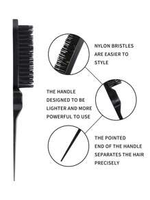 5pcs Hair Styling Set, (6.8 Ounces / 200 Milliliters) Gradient Continuous Fine Mist Spray Bottle, High-Quality Mesh Comb, Suitable For Adult And Girl's Hair, With Comb Teeth Edge, Suitable For Hairstyle Design And Use By Hairdressers., Hair Styling, Hair Stuff, Comb Hair ,Hair Accessories