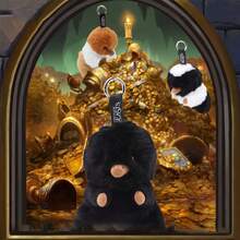 Fantastic Beasts Niffler Plush Keychain - Harry Potter Merchandise, Cute Collectible Gift For Birthday & Christmas - Multicolor - View 5