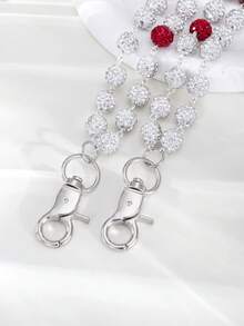 1 pieza Cadena para pantalones de estilo urbano y hip hop con colgante de bola de , cadena corporal hecha a mano, accesorio unisex para jeans y ropa casual - Multicolor - Ver 5