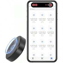 [9800 Hous] AI Voice Recorder With Playback Magnetic Recorder Device Voice Activated Recorder MP3 Player, Audio Recorder, Listening Study, For Meetings, Work, Lectures - None - View 2