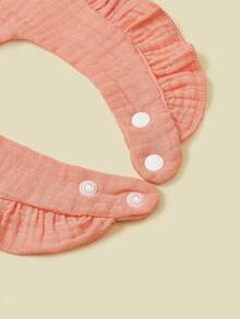 1 Piece Personalized Baby Drool Bib, Custom Embroidered Text, Soft & Comfortable, Breathable & Absorbent, Essential For Newborns, Baby Gift, Memorabilia