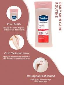 1 Bottle 100ml Vaseline Fruit Acid Body Lotion, Exfoliating, Brightening, Moisturizing. Compound Fruit Acid + Ceramide, Gentle Exfoliating And Nourishing Body Cream For Rough, Bumpy Skin - Body Lotion 100ml Fruit Acid - View 4