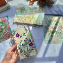 5pcs A6/A5 Fairy Tale/Flying Bird Loose-Leaf Binder Divider Pages, Planner Organizer PP Index Pages Inserts Separator, Reusable For Diaries Notebooks And Planners,School Supplies,Back To School - Multicolor - View 8