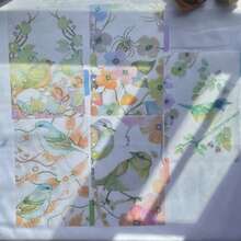 5pcs A6/A5 Fairy Tale/Flying Bird Loose-Leaf Binder Divider Pages, Planner Organizer PP Index Pages Inserts Separator, Reusable For Diaries Notebooks And Planners,School Supplies,Back To School - Multicolor - View 15