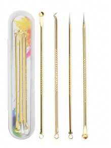 4Pcs Blackhead Acne Remover Acne Blackhead Removal Needle Facial Skin Pores Cleaning Set Tools,Blackhead Remover,Beauty,Skin Care Products,Spa,Self Care,Skin Care Tools,Face Care,Esthetician Supplies,Skin,Face Wash,Facial