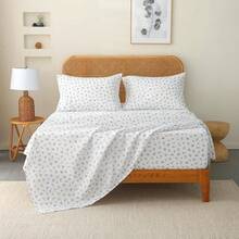 Black Sheets, Deep Pocket, 1800 Thread Count, Soft Breathable, Cute Printed Boho Farmhouse Bed Sheets, Up To 18 Inch - Floral - View 2