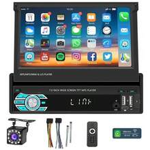 TUNKE Autoestéreo Fnbrli Mirror Link Retráctil,2USB+Tipo-C,Soporte Bluetooth y CarPlay - Negro - CarPlay inalámbrico - Ver 1