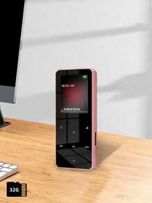جهاز تشغيل MP3 سعة 32 جيجا بايت مع بلوتوث 5.2، جهاز موسيقى محمول مع مكبر صوت مدمج، للاستمتاع بالموسيقى الرقمية وكتب الصوت في أي وقت، يشمل المسجل والكتاب الإلكتروني، ويأتي مع سماعات