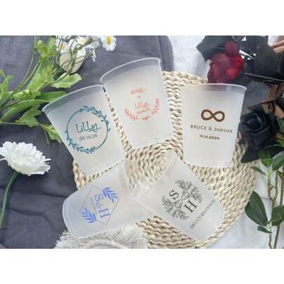 Personalized Wedding Cups, Shatterproof Frost Cups, Frosted Cups, Wedding Toast Cups, Custom Reception Bar Cups, Monogram Cups, Multi-Functional, Reusable, Ornamental, Exquisite, Adorable, Cute, Funny, Custom, Personalized, Customized, For Anniversaries, For Birthdays, Multi-Functional, Reusable, Ornamental, Exquisite, Adorable, Cute, Funny, Custom, Personalized, Customized, For Anniversaries, For Birthdays, Multi-Functional, Reusable, Ornamental, Exquisite, Adorable, Cute, Funny, Custom, Personalized, Customized, For Anniversaries, For Birthdays, Collectible Toys