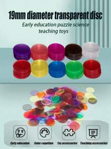 100 szt. 19 mm kolorowych przezroczystych znaczników bingo, żetony do gry w bingo, 8 różnych kolorów: pomarańczowy, żółty, niebieski, zielony, czerwony, fioletowy, różowy, różowy (każdy o średnicy 3/4 cala) PVC, luzem, losy na loterię, psy bingo, losy na loterię, żetony do gry w bingo, piłeczki do ping-ponga, Monopoly, Bingo i przyjaciele, piłeczki do ping-ponga, żetony do gry, Monopoli