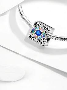 1 pieza Dijes con forma de ojo del diablo de moda adecuados para mujer pulseras brazaletes DIY joyería elaboración y combinación diaria de atuendos decoración de joyería para niñas