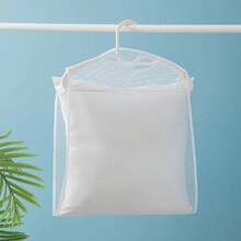 1pc Polyester Pillow Desiccant Bag, Household Wind-Proof Pillow Desiccant Bag, Laundry Net Bag, Balcony Pillow Desiccant Storage Bag, Suitable For Drying Pillows And Toys, Space-Saving Organizer Net Bag - Multicolor - View 9