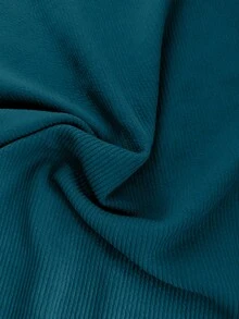 Váy công sở ôm sát màu trơn thanh lịch dành cho nữ - Màu xanh của chim công - Xem 5