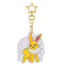 pocket monsters Accessoires Pokémon - Porte-clés en acrylique Eevee 9 formes, charmant pendentif de sac à dos, bijoux DIY pour femmes, accessoires de voiture, breloques de sac, sacs d'école, lettre de dessin animé