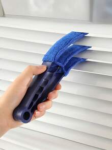 Random Color Detachable Blind Cleaning Brush, Soft Fabric Won't Damage Car, Suitable For Car Air Conditioner Slots, Fans Cleaning, Can Also Be Used For AC Louver And Car Air Vents, Strong Water Absorption, No Shedding Or Discoloration, Effectively Cleans Each Blade - Multicolor - View 18