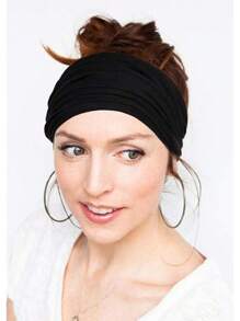 Tobeffect Knotted Headbands For Women African Boho Paisley Printed Bandanas Wide Hairband Head Bands For Women's Hair Thick Large Head Wraps Turbans Hair Accessories