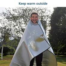 1pc Aluminum Foil Mat With Storage Bag - High Quality Portable Rectangular Cover For Camping, Beach Tents And Picnics - Protects Against Water, Mud & Dirt - Ideal For 4 Person Outdoor Adventures, Picnic Essentials, Glossy Surface, Durable Design