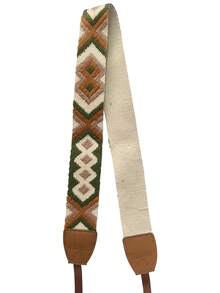 1 pieza Correa de hombro retro bordada y tejida, adecuada para varias cámaras DSLR y sin espejo - Multicolor - Ver 11