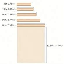 1 Roll Of Peeling And Pasting White Wood Grain Wallpaper, Easy To Clean, Waterproof And Removable Vinyl Contact Paper, Simple DIY Home Decoration For Living Room, Kitchen, Bedroom, Dormitory-Multi-Purpose Furniture Renovation - Yellow - View 10