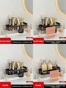 Easy To Install No Drilling Triangle Shelf For Kitchen Sink, Double Layer Storage Rack For Bathroom, Strengthened Multifunctional Shelves For Bathroom, Multipurpose Use In Outdoor/Restroom - Multicolor - View 5